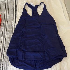 Lululemon Navy Tencel Tank